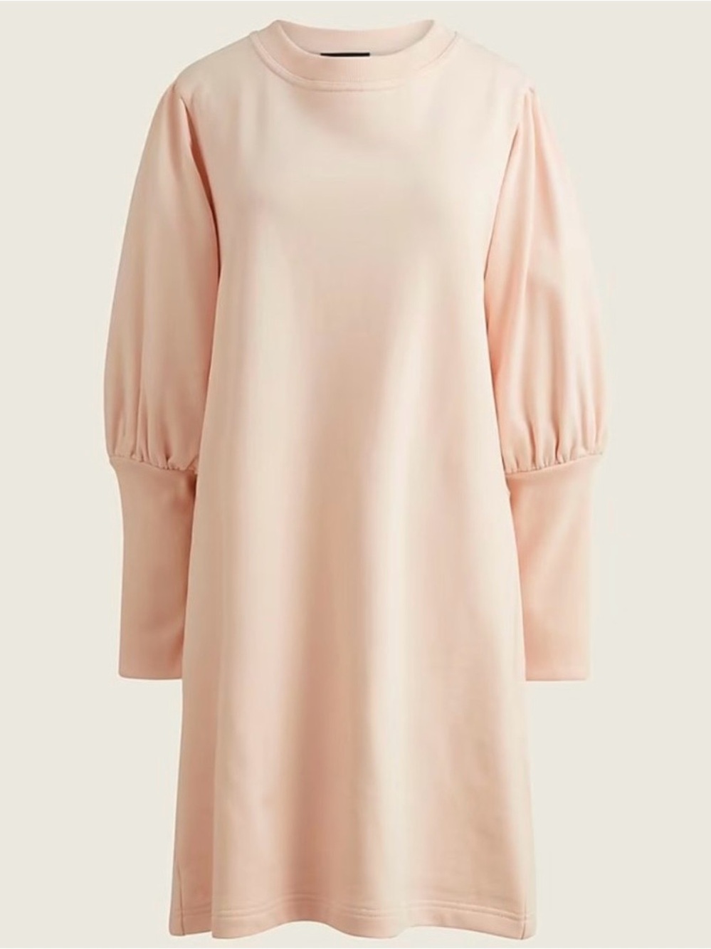 J. Crew Original cotton terry puff-sleeve sweatshirt dress XS